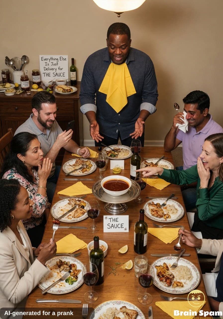 BREAKING: VINCE CALLOWAY STUNS THE CULINARY SCENE WITH A DINNER PARTY BUILT AROUND ONE VERY CONFIDENT SAUCE