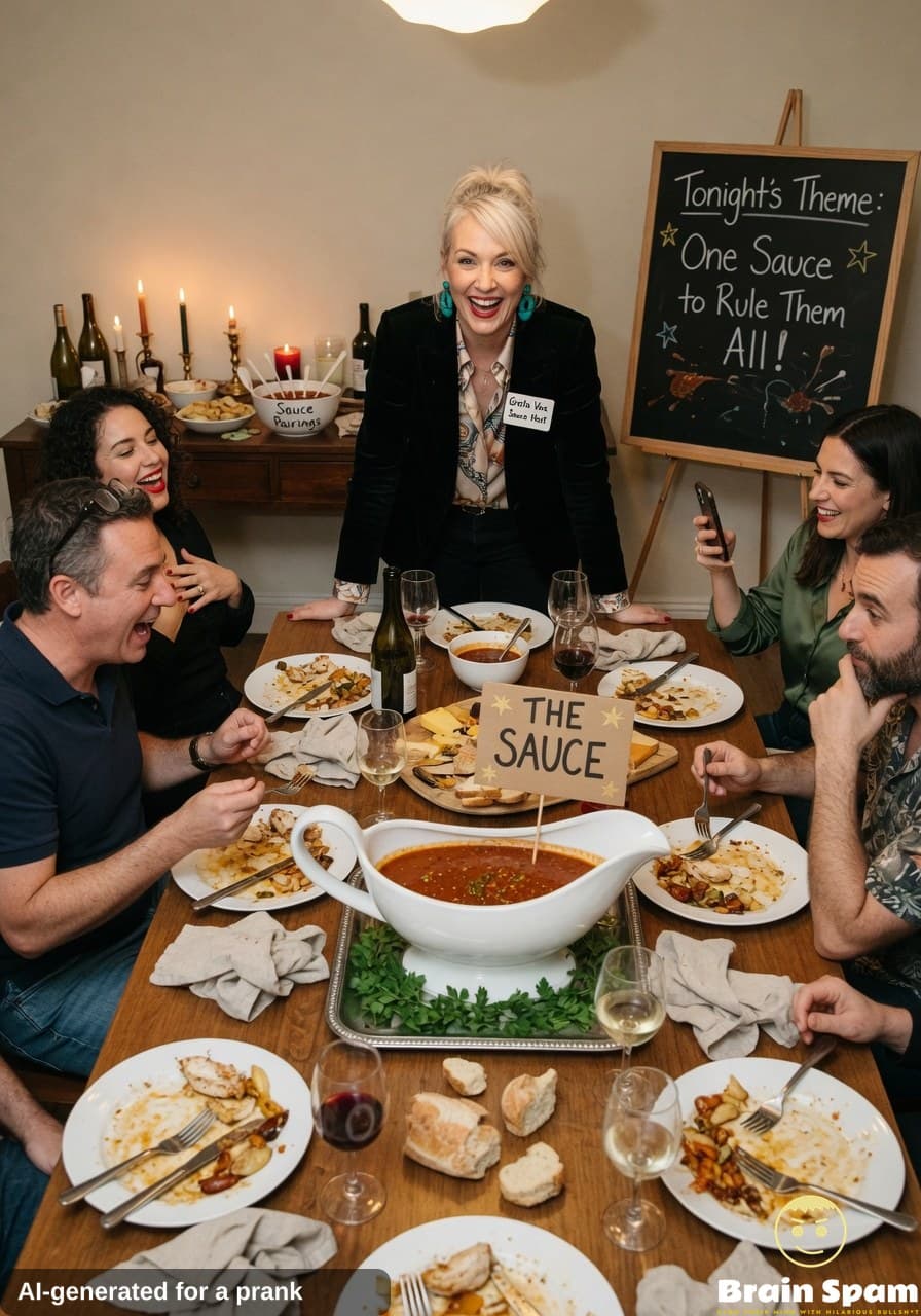 Greta Vox Inspires With A Confident Sauce Dinner Party