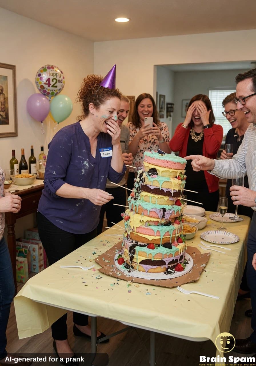 Ambitious Home Cook Unveils Twelve Layer Dessert That Guests Politely Label A Structure