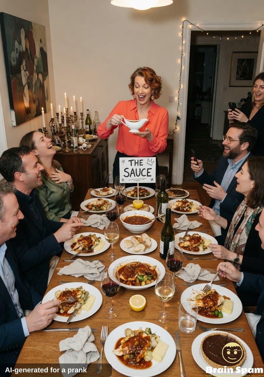 Dana Krill hosts dinner party built around single confident sauce