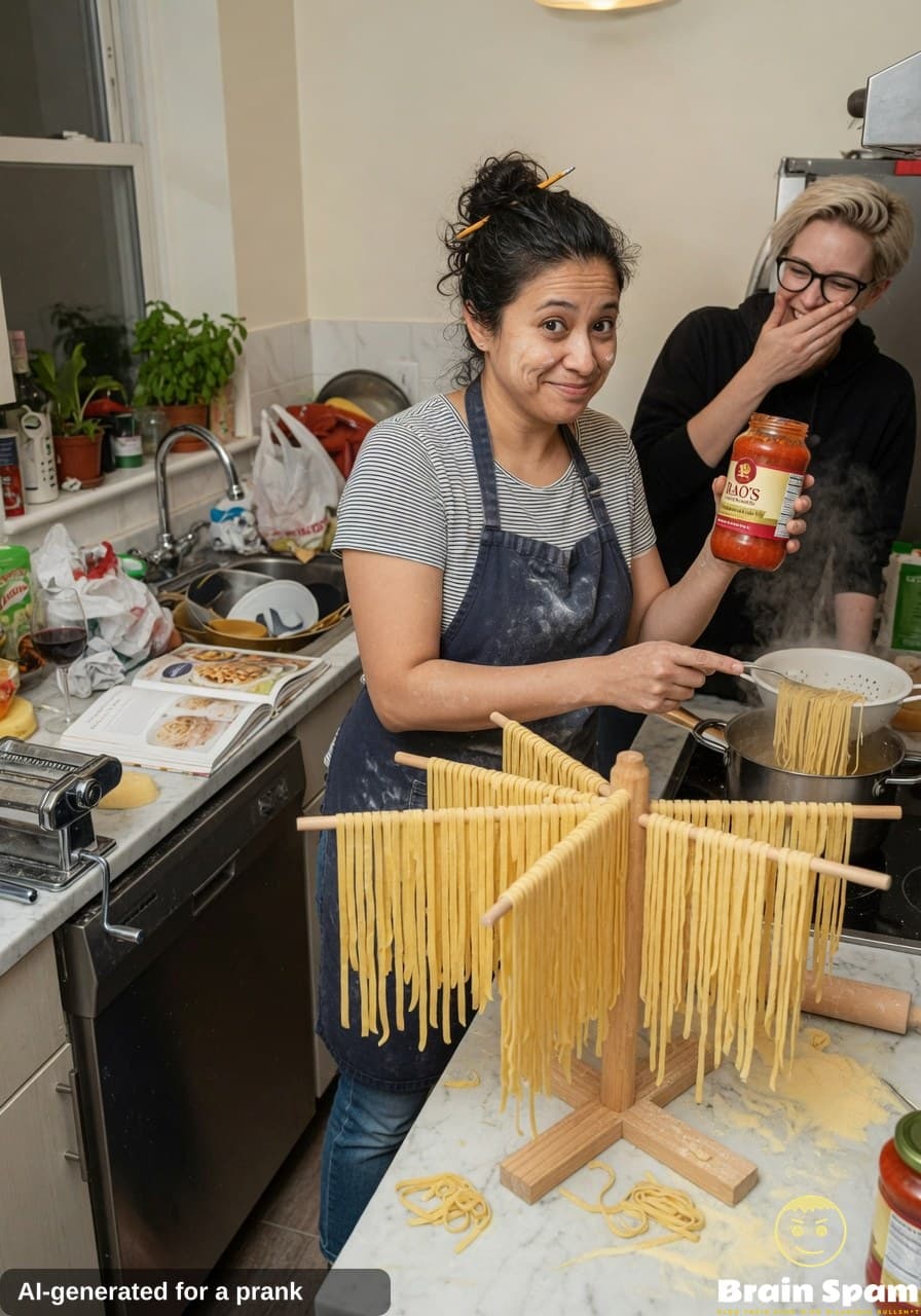 BREAKING EXCLUSIVE: CARLA SU SPENDS FOUR HOURS ON FRESH PASTA THEN PAIRS IT WITH JARRED SAUCE IN A KITCHEN TWIST THAT HAS EVERYONE TALKING
